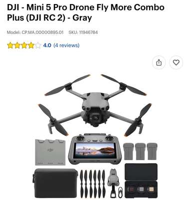 Dji mini 5pro fly more combo plus dji rc 2 image 1