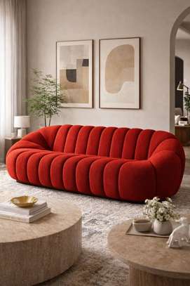 SALON CANAPE 3PLACES COULEUR AU CHOIX PEA image 1