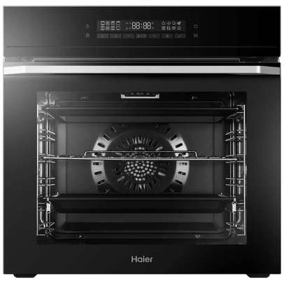 FOUR ENCASTRABLE HAIER ÉLECTRIQUE NOIR GRIS image 1