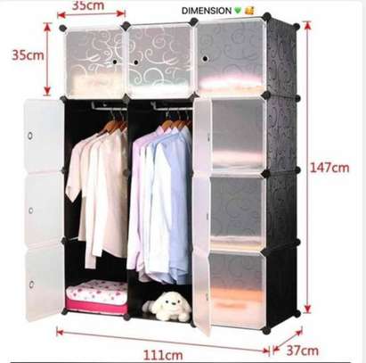 Armoire penderie 3 battants plastique image 2
