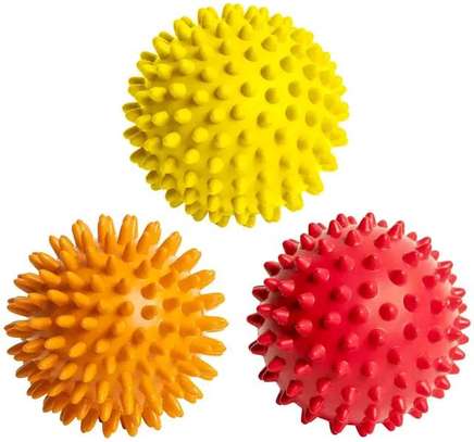 Masseur de pied de boules de roulement de PVC Spiky image 1