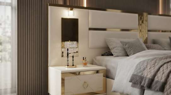 CHAMBRE À COUCHER COMPLÈTE 5 PIÈCES - BEIGE LUCIE (3445 image 3