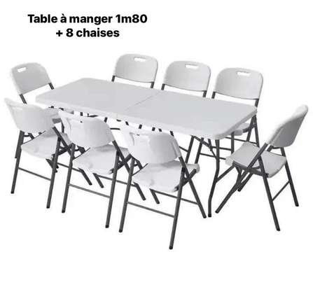 Ensemble chaise table dressage image 2