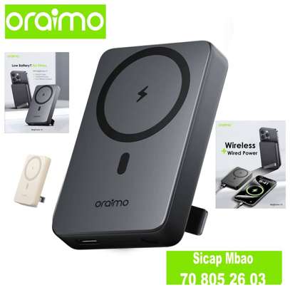 Power Bank Oraimo MagPower 15 10000mAh Charge Sans Fil image 3