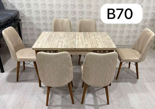 TABLE À MANGER VIP EXTENSIBLE EN BOIS B70,B50 ET B10 image 1