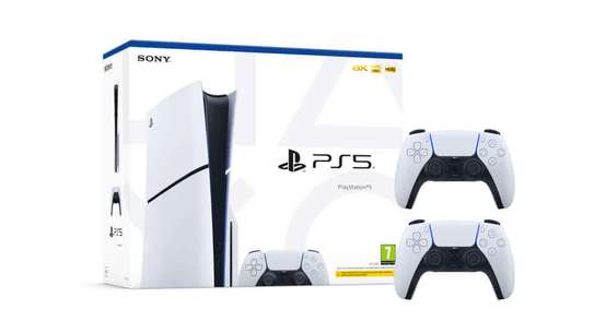 PS5 Slim + 2 Jeux + 2Manettes image 2