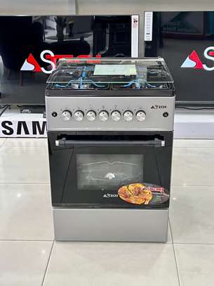 CUISINIÈRE ASTECH 4 FEUX 60/60CM AVEC GRILLE image 1