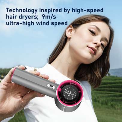 Mini ventilateur portable haute vitesse 4000mAh Rechargeable image 2