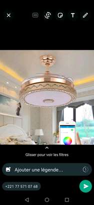 Ventilateur de plafond avec lumière image 3