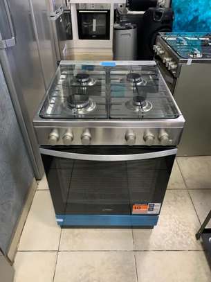 CUISINIERE INDESIT 4FEUX A GAZ 60X60 FOUR A GAZ GRIS image 5