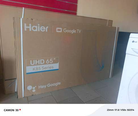Haier K85 Series 65 UHD Google TV avec commande vocale image 1