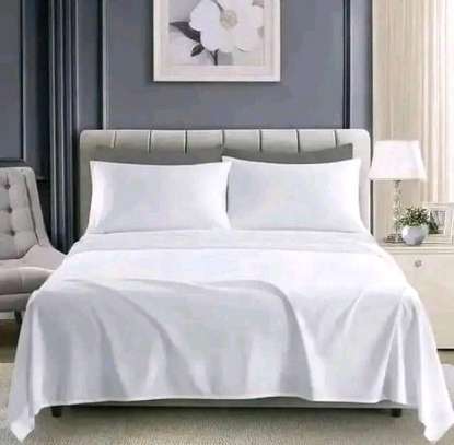 Draps blancs cotons image 2