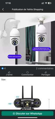 Caméra lampe pour sécurité image 2