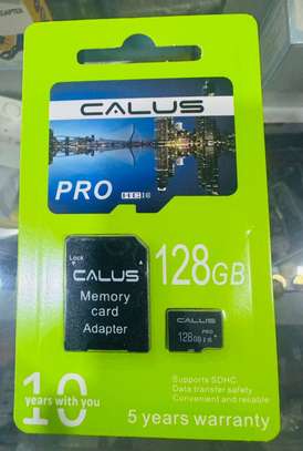 Calus Carte Mémoire MicroSD Originale + Adaptateur 128Go image 1