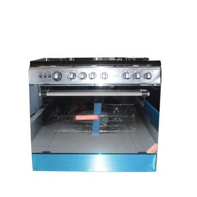 CUISINIÈRE MIDEA 5FEUX 90X60 INOX image 3
