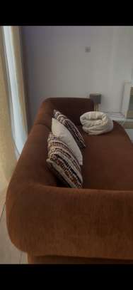 Ensemble canapés 3 places beige et marron design moderne image 7