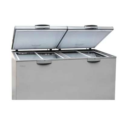 CONGÉLATEUR 400LITRES FINIX HORIZONTAL SILVER image 1