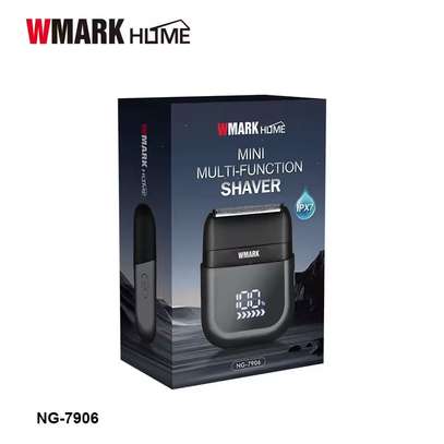 WMARK Mini rasoir, Rasoir à têtes flottantes Barbe à cheveux image 1