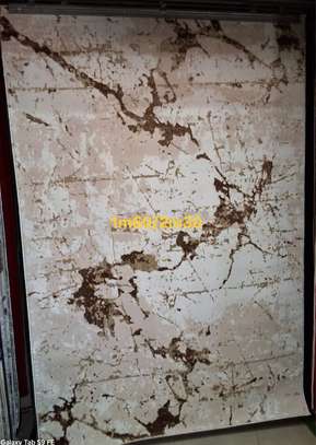 Tapis grand format design floral neutre image 12