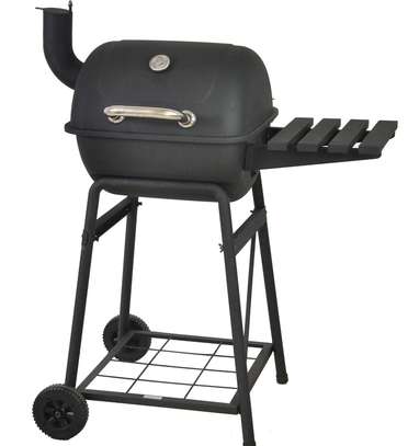 Barbecue à charbon avec des roues image 2