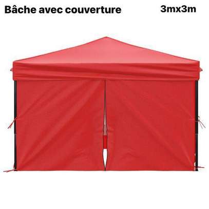 Tente Pliante 3x3 m avec Paroi Latérale image 2