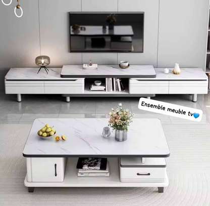 Meuble TV + Table Basse – Design Moderne image 3