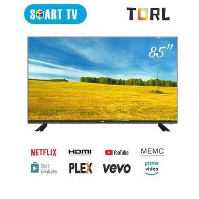 TÉLÉVISEUR TORL 85POUCES ANDROID SMART TV 4K image 1