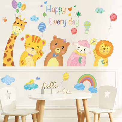 De jolis  autocollants ou stickers - Tableau - Horloge image 1