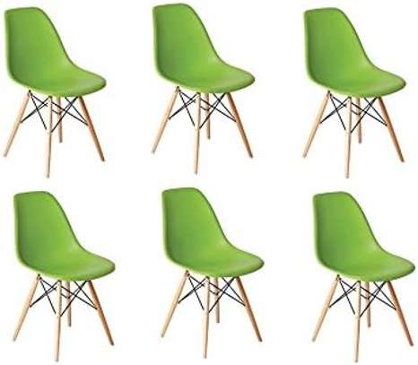 Chaises d’appoint de Style Eiffel avec Pieds en Bois Naturel image 3