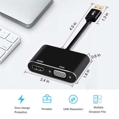 Adaptateur USB 3.0 vers VGA-HDMI image 2