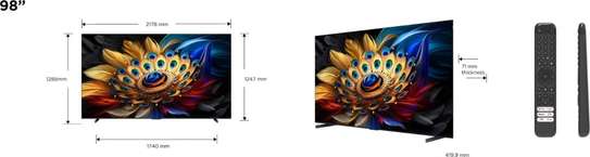 Smart tv tcl 98c55 98pouces qled ultra 4k image 5