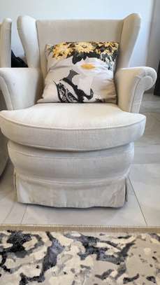 Fauteuil 1 Place Style Scandinave – Beige image 1