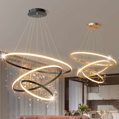 Plafonnier LED au Design Moderne avec trois spirale image 1