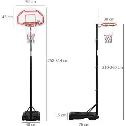 Panier de Basket-Ball sur pied avec poteau image 4