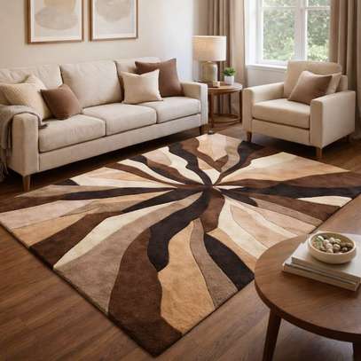 Tapis moderne géométrique image 3