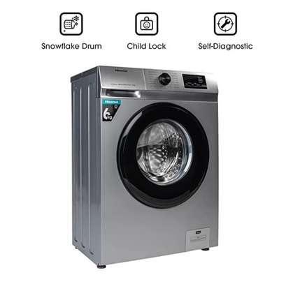 MACHINE A LAVER HISENSE 6KG FRONT LOAD GRIS image 3
