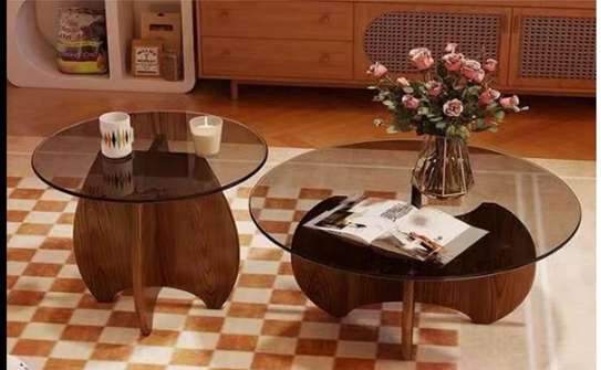 Table en verre 2pcs image 4