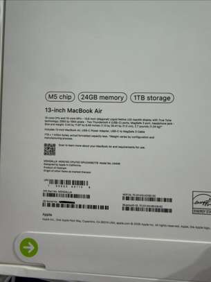 MacBook Air M5 (2026) Ram 24Go SSD 1To Scellé image 2