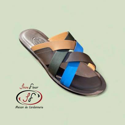 Chaussure homme sandale en cuir modèle Goor image 2