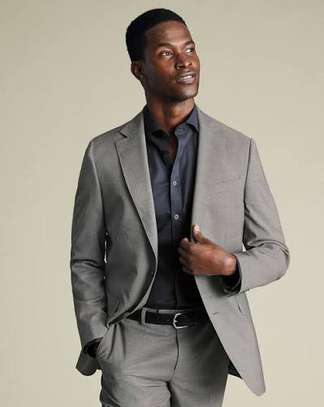 Costume homme MORVEN ajusté 2 pièces classique image 3