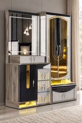CHAMBRE A COUCHER ARMOIRE 8BATTANTS 8PIECES image 2