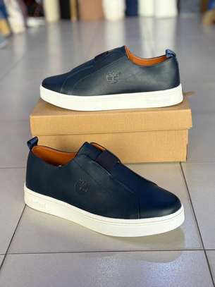 Chaussures en cuir avec semelle épaisse sans lacets image 3
