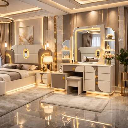 CHAMBRE A COUCHER ARMOIRE 8BATTANTS 7PIECES VIP MIHRA DORE image 2