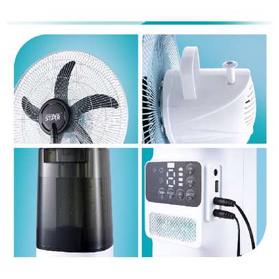 Winning Star ventilateur sur pied rechargeable 18 pouces image 2