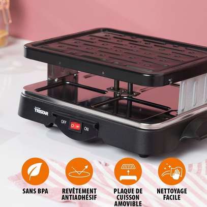 Appareil à raclette avec plaque gril Pour 4 personnes image 7