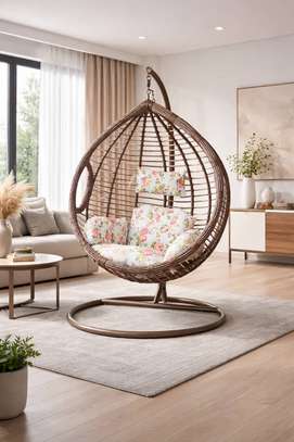 CHAISE BALANÇOIRE MARRON CH023 image 2