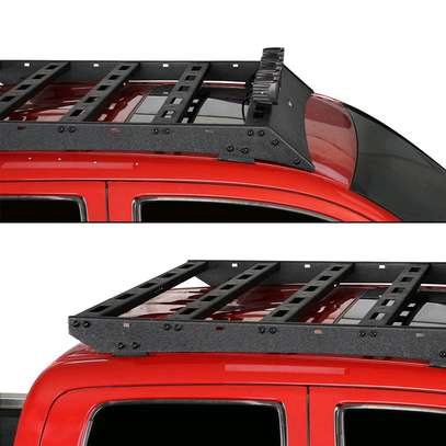Porte-bagages métal robuste avec 4 LED universel image 8
