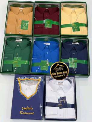 Qamis Col chemise manches poignets avec pantalon image 7