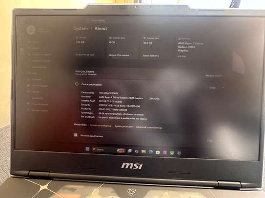 MSI Cyborg A15 AI| Ryzen 7 260 | RTX 5070 | 16Go RAM | 1 To image 5