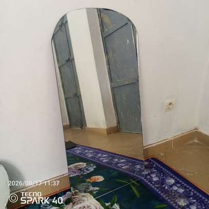 Miroir simple mural avec colle image 7